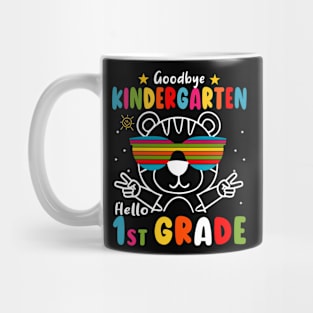 Goodbye kindergarten Graduation 2024 Hello 1st Grande Tiger Mug